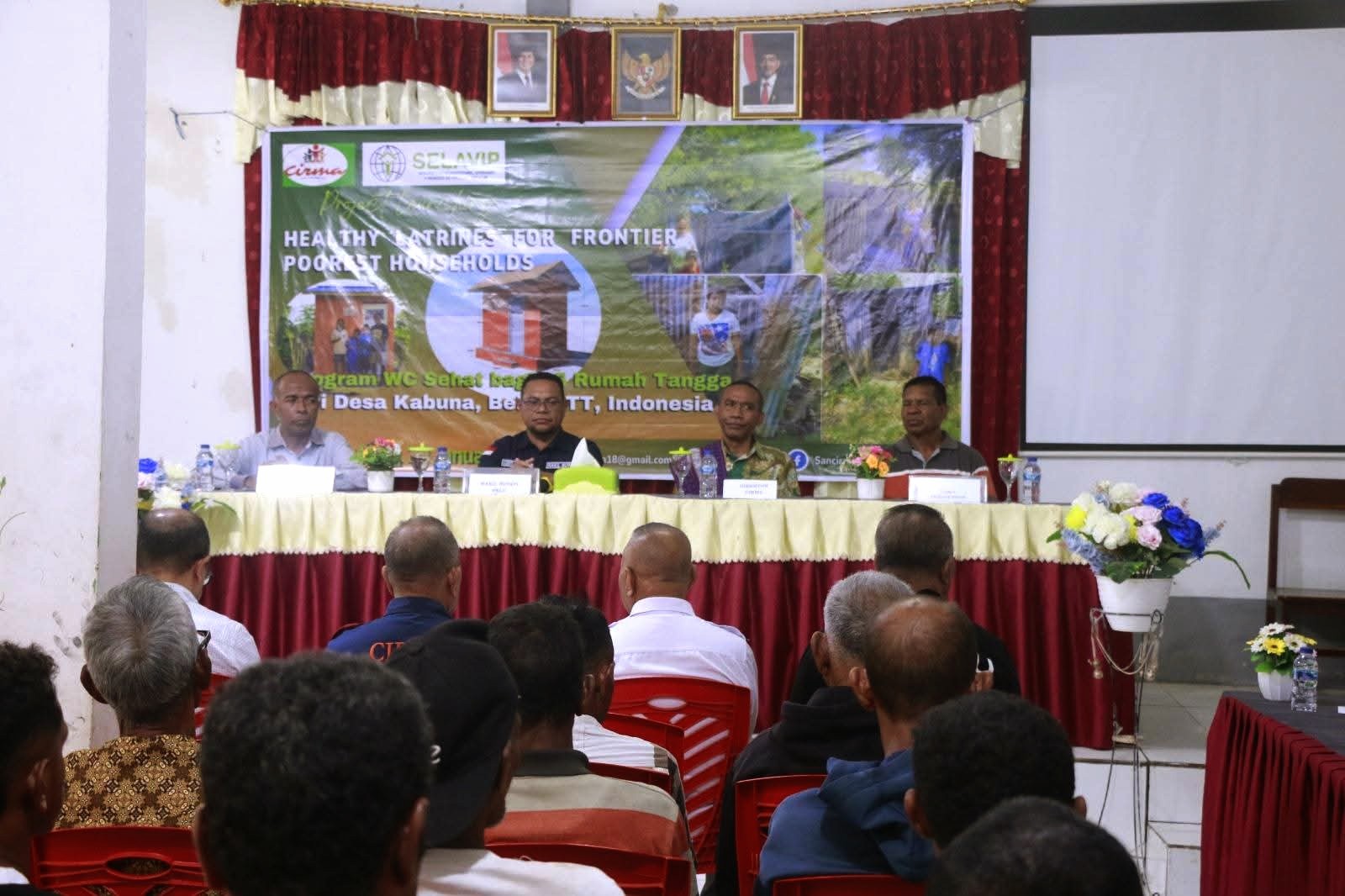 CIRMA dan Pemkab Belu Bantu 65 Keluarga di Desa Kabuna 