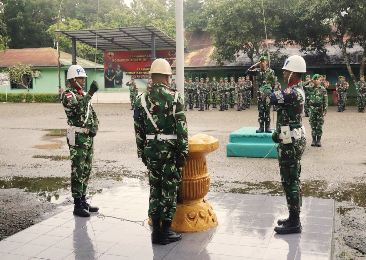 Bakar Semangat Nasionalisme Prajurit di Awal Maret, Kodim Belu Gelar Upacara Bendera
