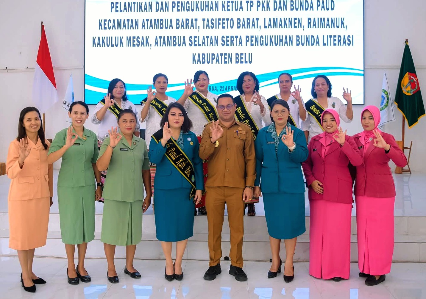 Lantik 6 Ketua PKK Kecamatan, Bunda PAUD Belu Tekan Tiga Prioritas: Stunting hingga Kemiskinan Ekstrem