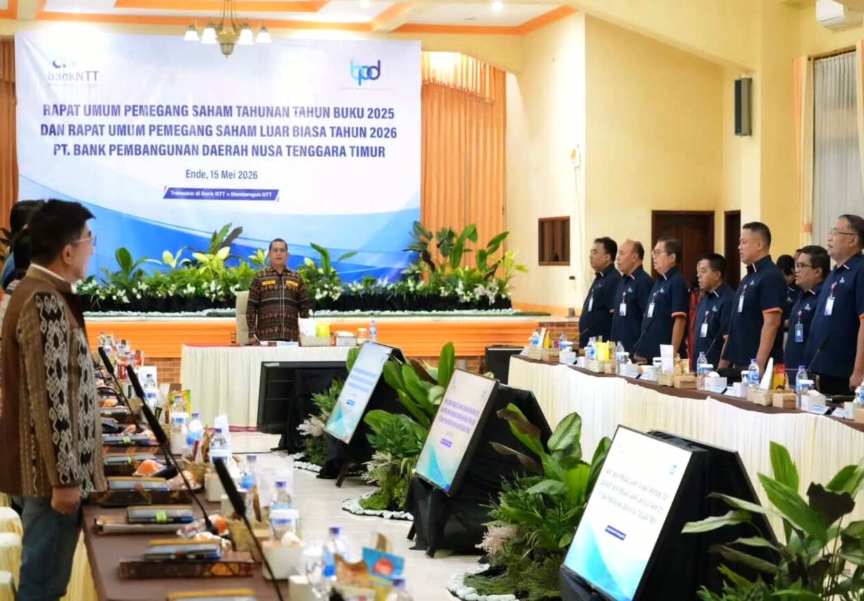 RUPS Bank NTT di Ende: Gubernur Melki Laka Lena Tegaskan Integritas dan Kepercayaan Rakyat adalah Harga Mati