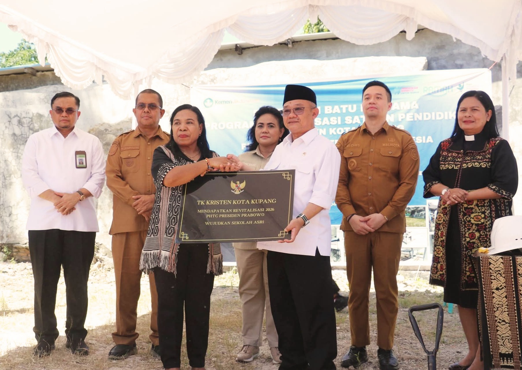 Mendikdasmen RI Mulai Pembangunan TK Kristen Kupang dalam Program Wajib Belajar 13 Tahun