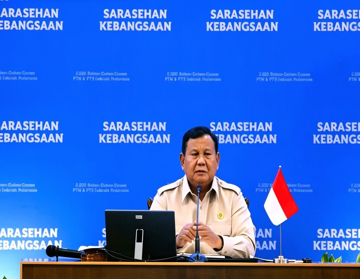 Tutup Sarasehan Kebangsaan di JCC, Presiden Prabowo Tegaskan Kampus Harus Jadi Ruang Bebas Adu Gagasan dan Inovasi