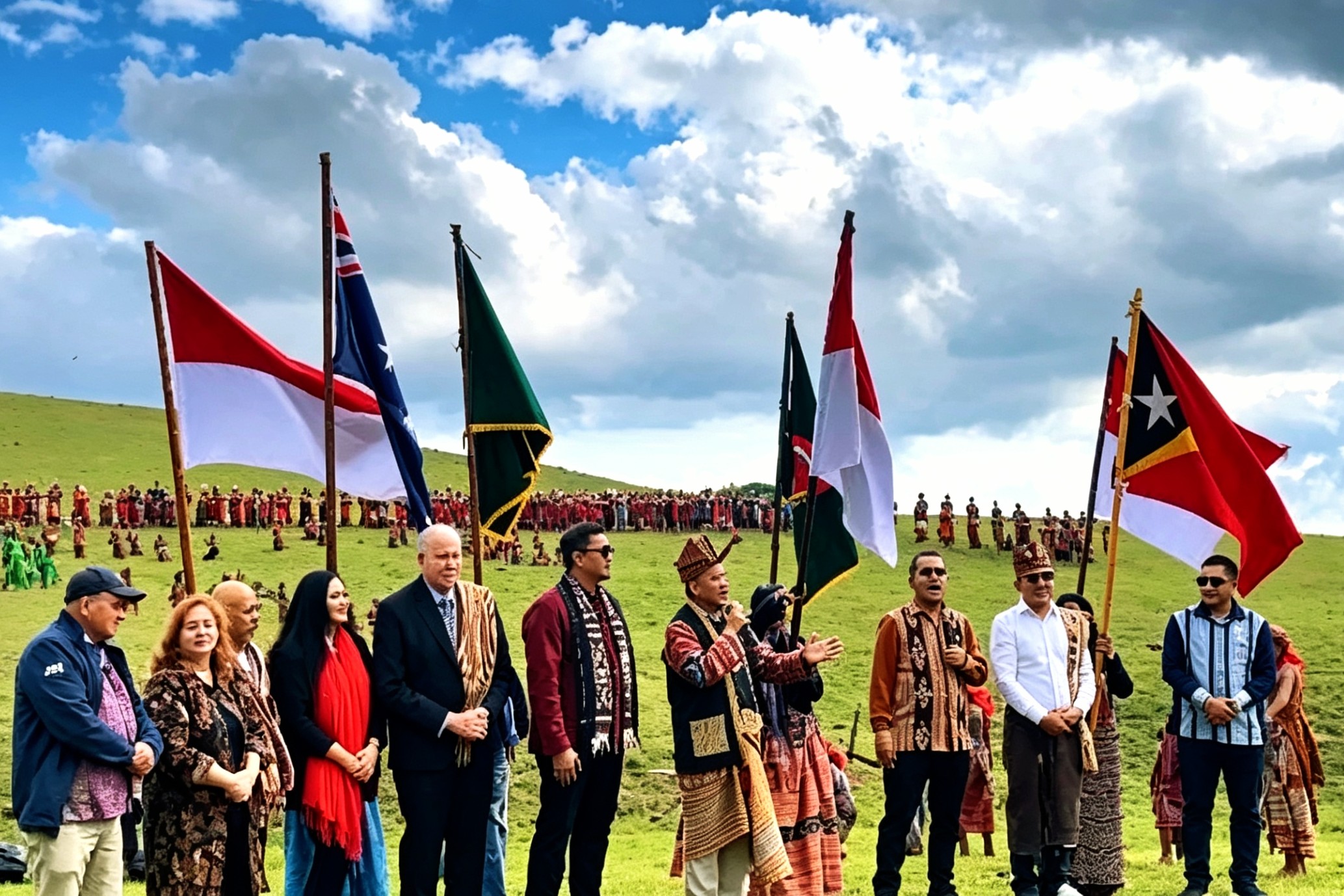 Hubungkan Asia dan Australia, Tiga Negara Melebur dalam Harmoni Budaya di Ujung Timur Indonesia