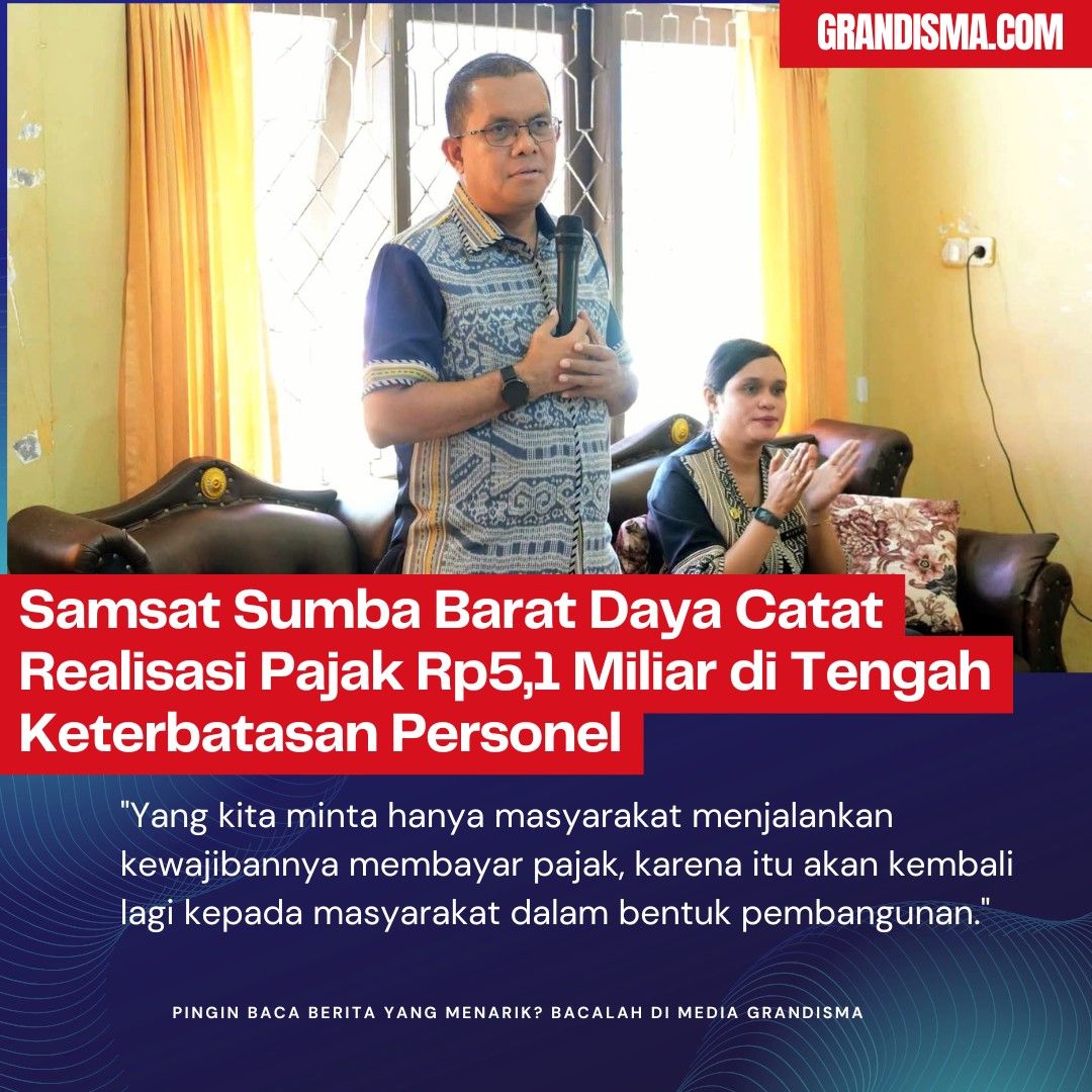 Samsat Sumba Barat Daya Catat Realisasi Pajak Rp5,1 Miliar di Tengah Keterbatasan Personel