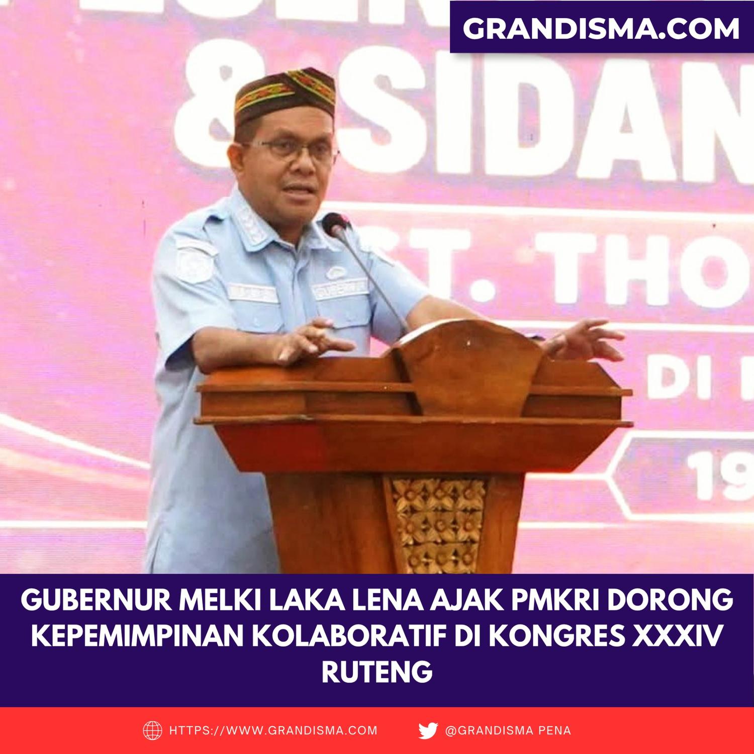 Gubernur Melki Laka Lena Ajak PMKRI Dorong Kepemimpinan Kolaboratif di Kongres XXXIV Ruteng