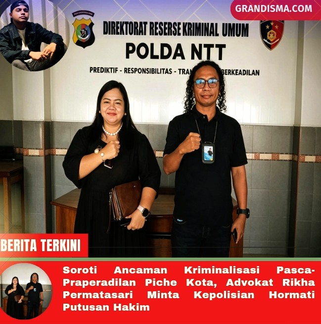 Soroti Ancaman Kriminalisasi Pasca-Praperadilan Piche Kota, Advokat Rikha Permatasari Minta Kepolisian Hormati Putusan Hakim