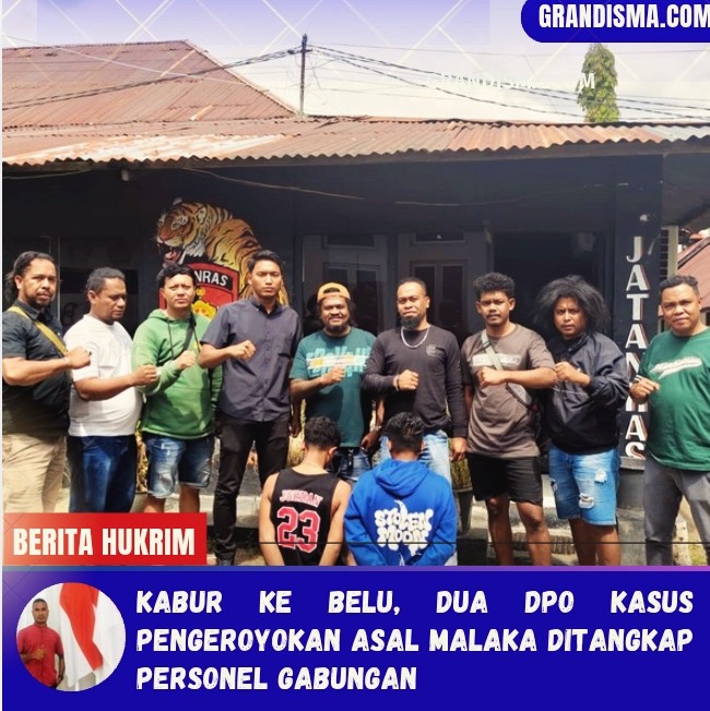 Kabur ke Belu, Dua DPO Kasus Pengeroyokan Asal Malaka Ditangkap Personel Gabungan