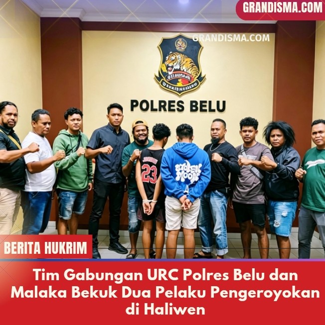 Tim Gabungan URC Polres Belu dan Malaka Bekuk Dua Pelaku Pengeroyokan di Haliwen