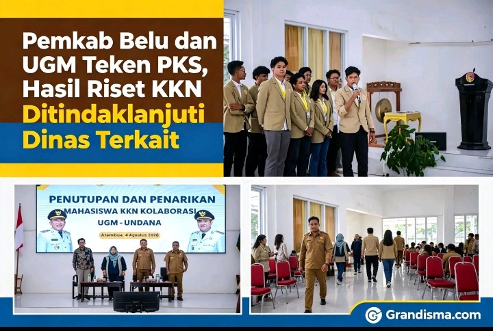 Pemkab Belu dan UGM Teken PKS, Hasil Riset KKN Ditindaklanjuti Dinas Terkait