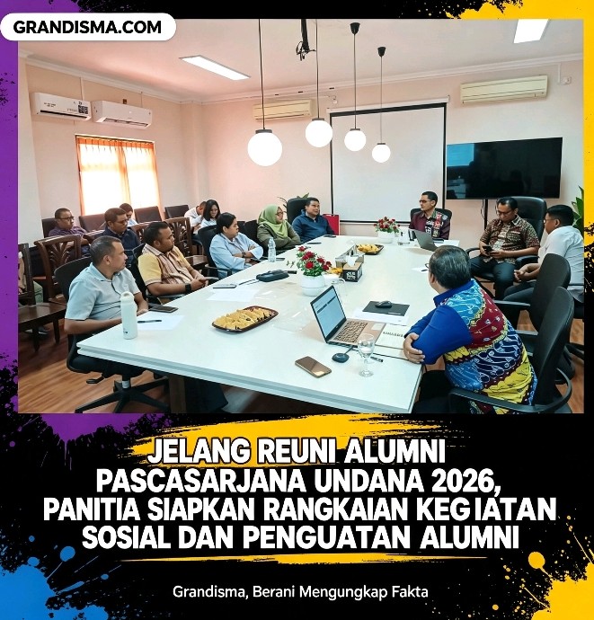 Jelang Reuni Alumni Pasca Sarjana  UNDANA 2026, Panitia Siapkan Rangkaian Kegiatan Sosial dan Penguatan Alumni
