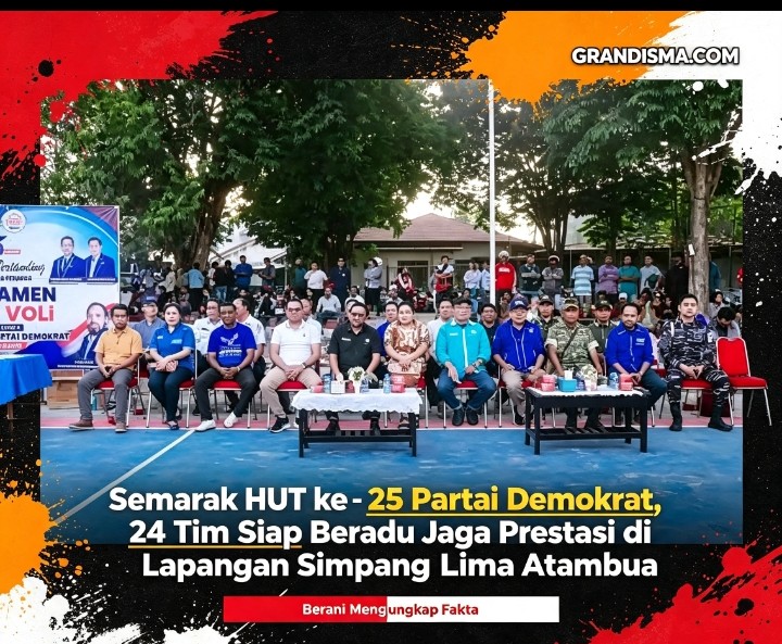 Semarak HUT ke-25 Partai Demokrat, 24 Tim Siap Beradu Jaga Prestasi di Lapangan Simpang Lima Atambua