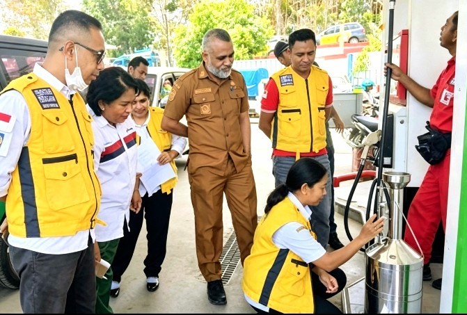 Tera Ulang SPBU Belu, Dinas Perindag Belu, Vence Moruk, SPBU Wekatimun, Kemetrologian Belu, Perlindungan Konsumen
