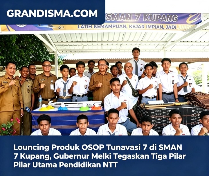 Louncing Produk OSOP Tunavasi 7 di SMAN 7 Kupang, Gubernur Melki Tegaskan Tiga Pilar Utama Pendidikan NTT