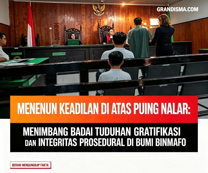Menenun Keadilan di Atas Puing Nalar: Menimbang Badai Tuduhan Gratifikasi dan Integritas Prosedural di Bumi Biinmafo
