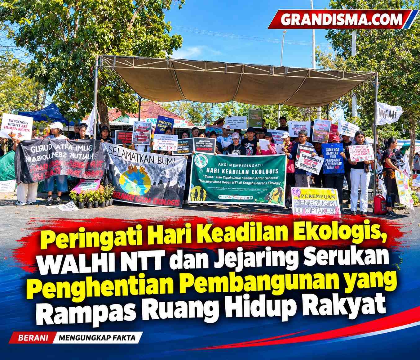 Peringati Hari Keadilan Ekologis, WALHI NTT dan Jejaring Serukan Penghentian Pembangunan yang Rampas Ruang Hidup Rakyat