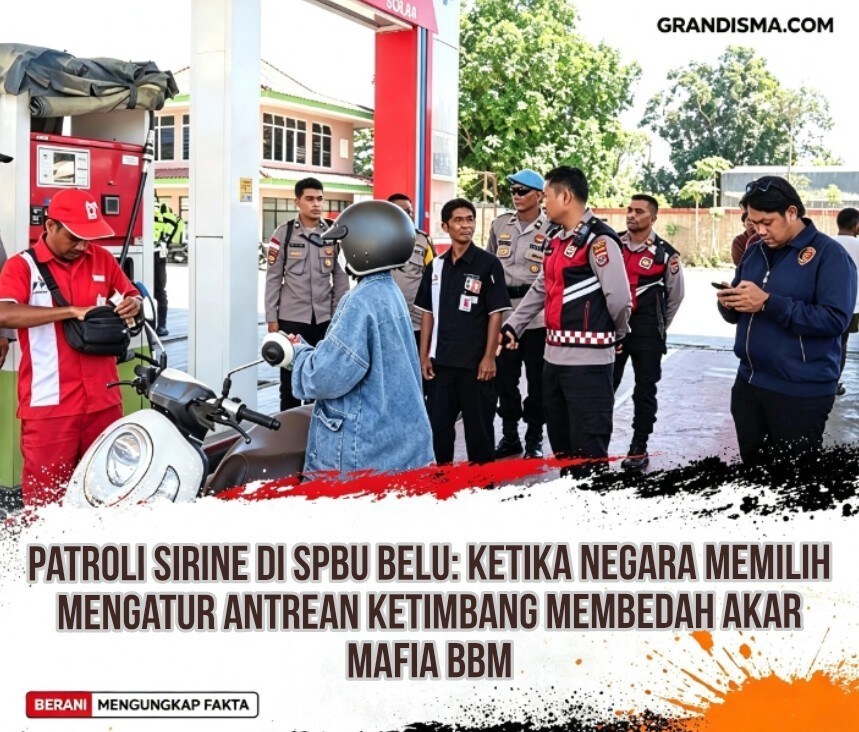 Patroli Sirine di SPBU Belu: Ketika Negara Memilih Mengatur Antrean Ketimbang Membedah Akar Mafia BBM