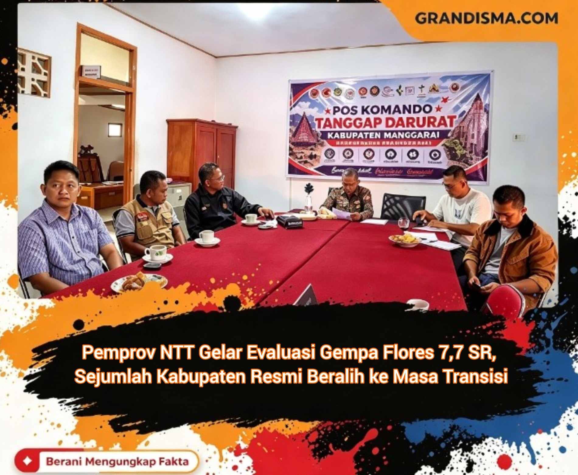 Pemprov NTT Gelar Evaluasi Gempa Flores 7,7 SR, Sejumlah Kabupaten Resmi Beralih ke Masa Transisi
