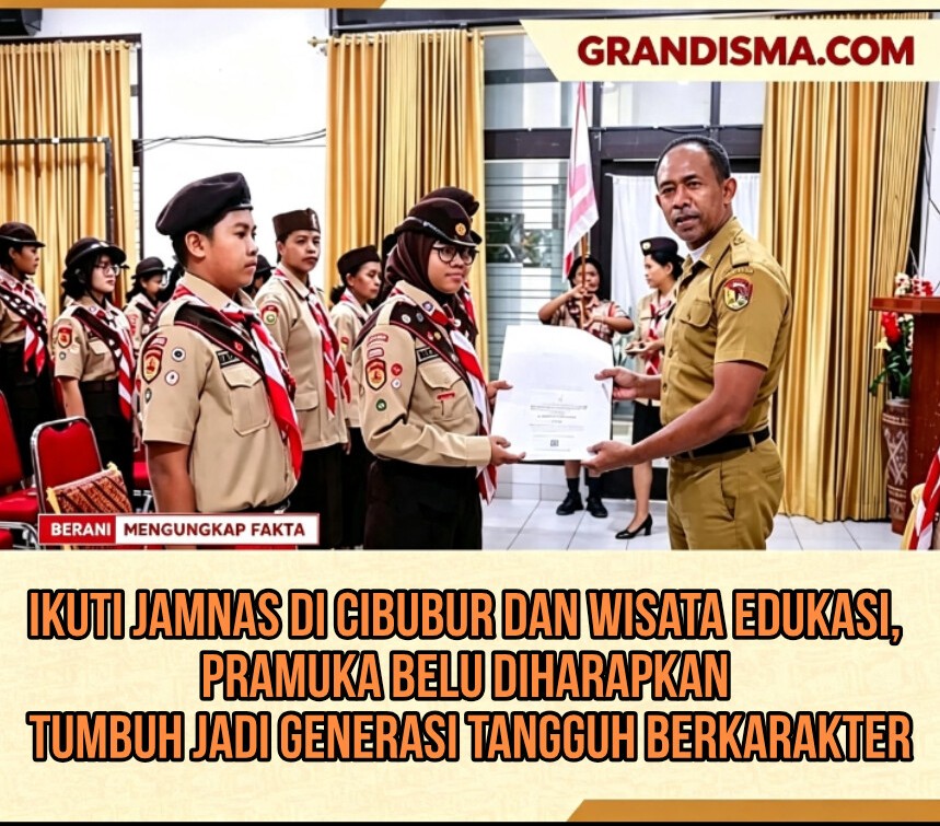 Ikuti Jamnas di Cibubur dan Wisata Edukasi, Pramuka Belu Diharapkan Tumbuh Jadi Generasi Tangguh Berkarakter