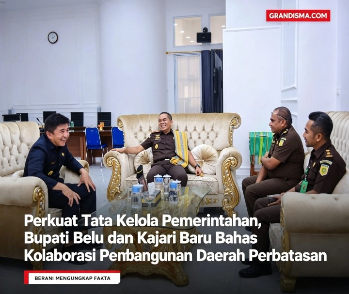 Perkuat Tata Kelola Pemerintahan, Bupati Belu dan Kajari Baru Bahas Kolaborasi Pembangunan Daerah Perbatasan