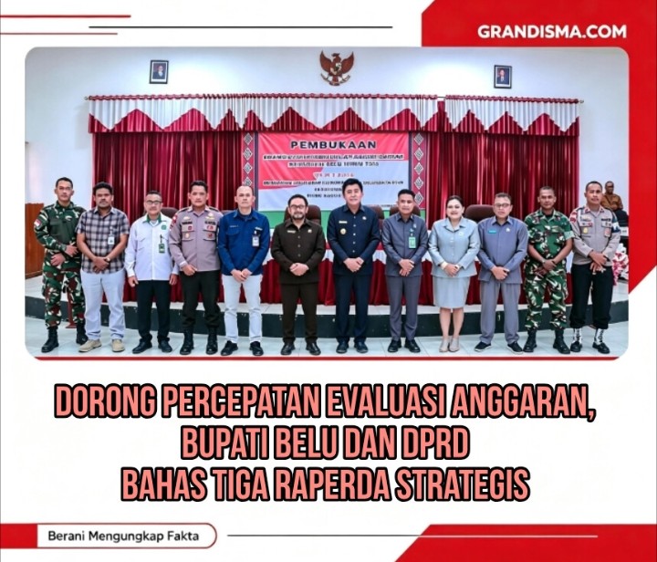 Dorong Percepatan Evaluasi Anggaran, Bupati Belu dan DPRD Bahas Tiga Raperda Strategis