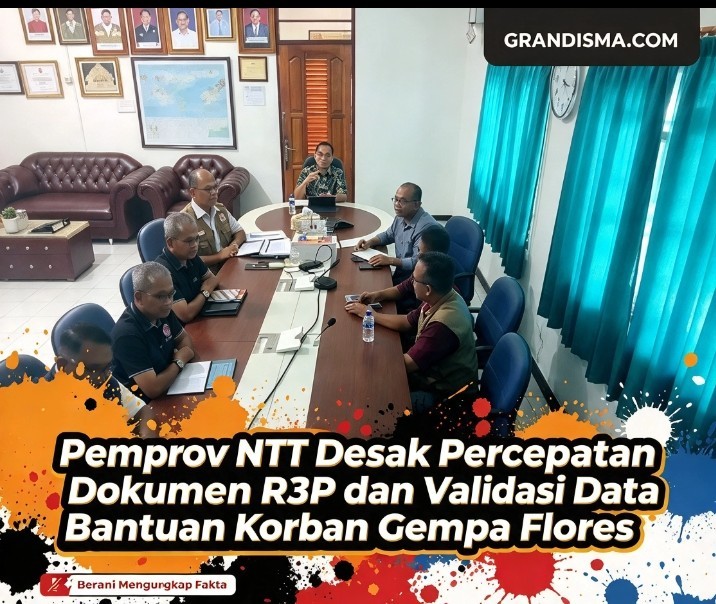 Pemprov NTT Desak Percepatan Dokumen R3P dan Validasi Data Bantuan Korban Gempa Flores