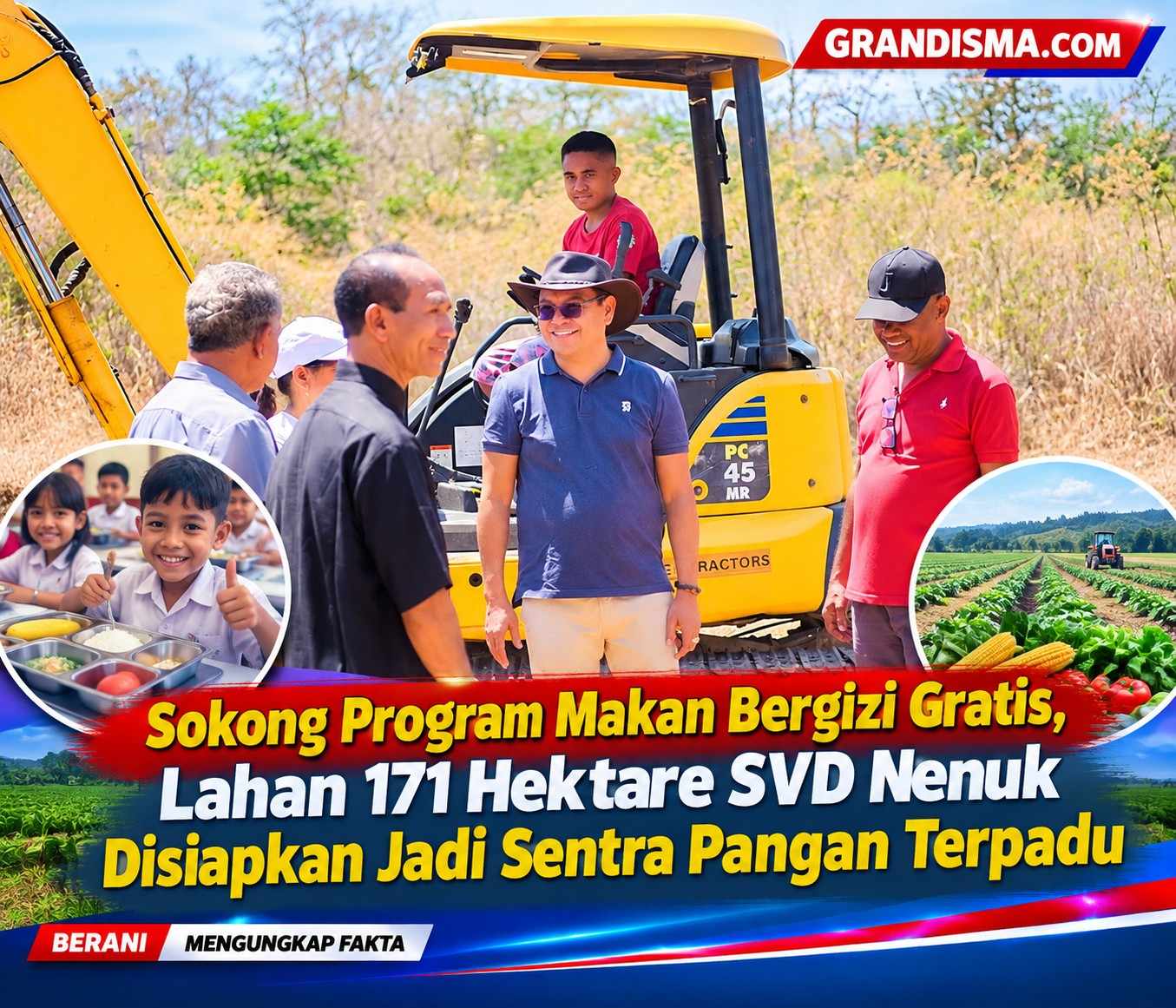 Sokong Program Makan Bergizi Gratis, Lahan 171 Hektare SVD Nenuk Disiapkan Jadi Sentra Pangan Terpadu