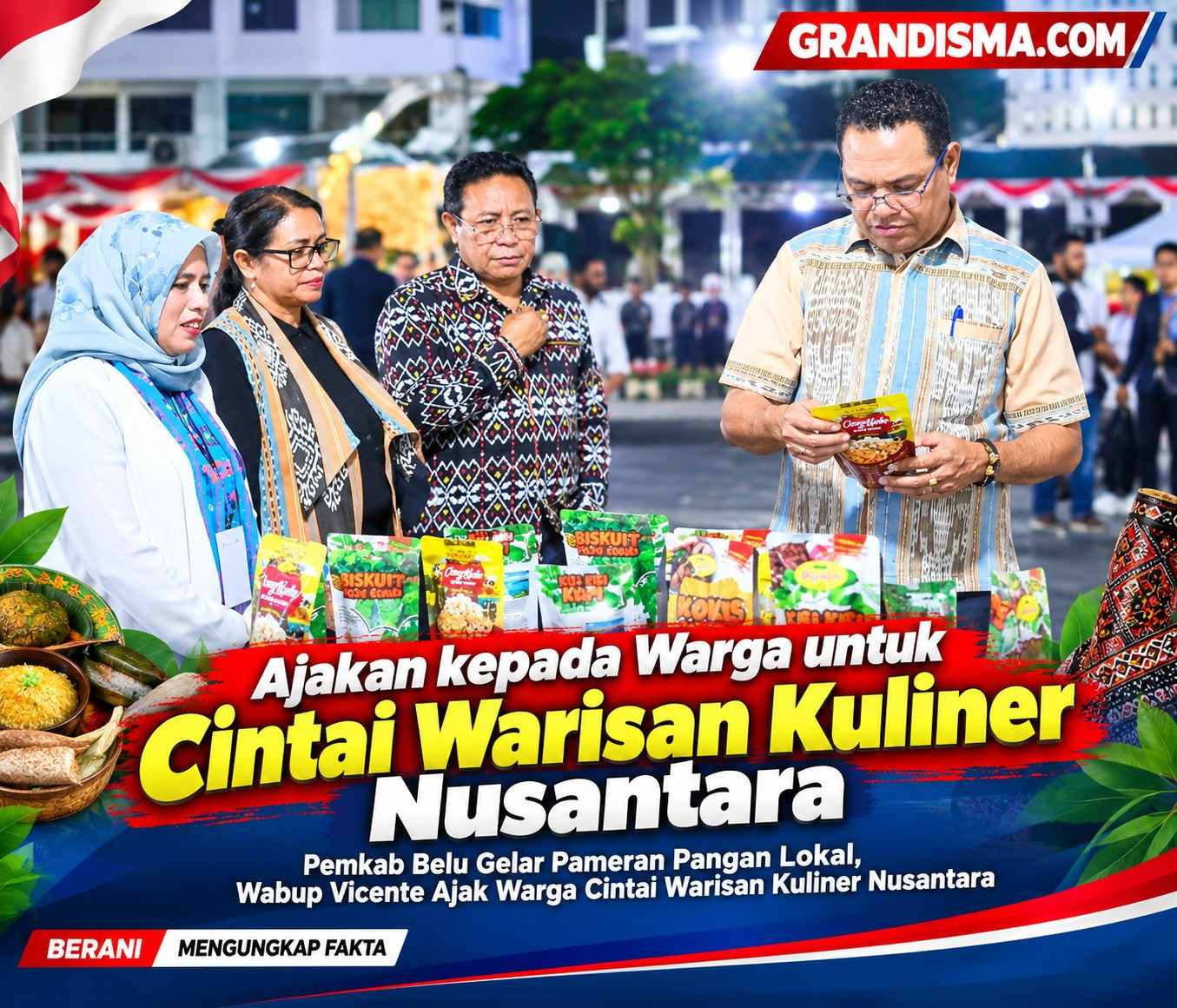 Pemkab Belu Gelar Pameran Pangan Lokal, Wabup Vicente Ajak Warga Cintai Warisan Kuliner Nusantara