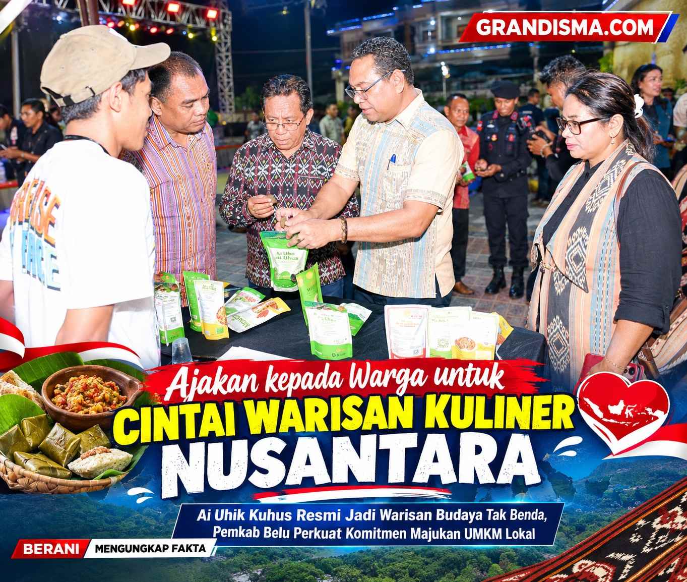 Ai Uhik Kuhus Resmi Jadi Warisan Budaya Tak Benda, Pemkab Belu Perkuat Komitmen Majukan UMKM Lokal