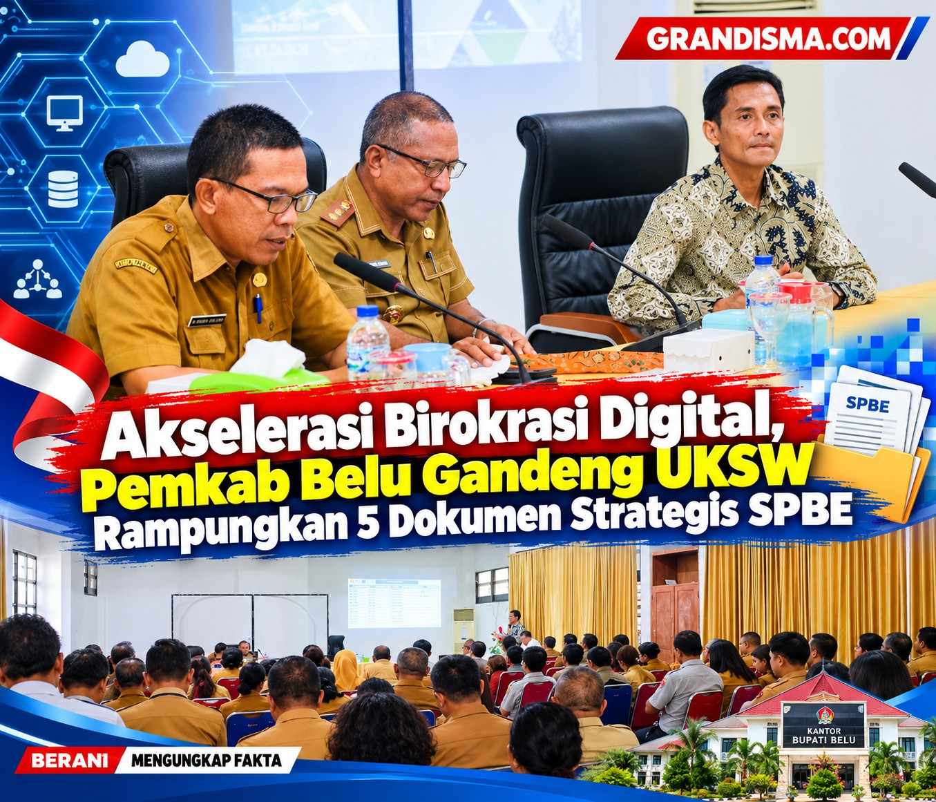 Akselerasi Birokrasi Digital, Pemkab Belu Gandeng UKSW Rampungkan 5 Dokumen Strategis SPBE