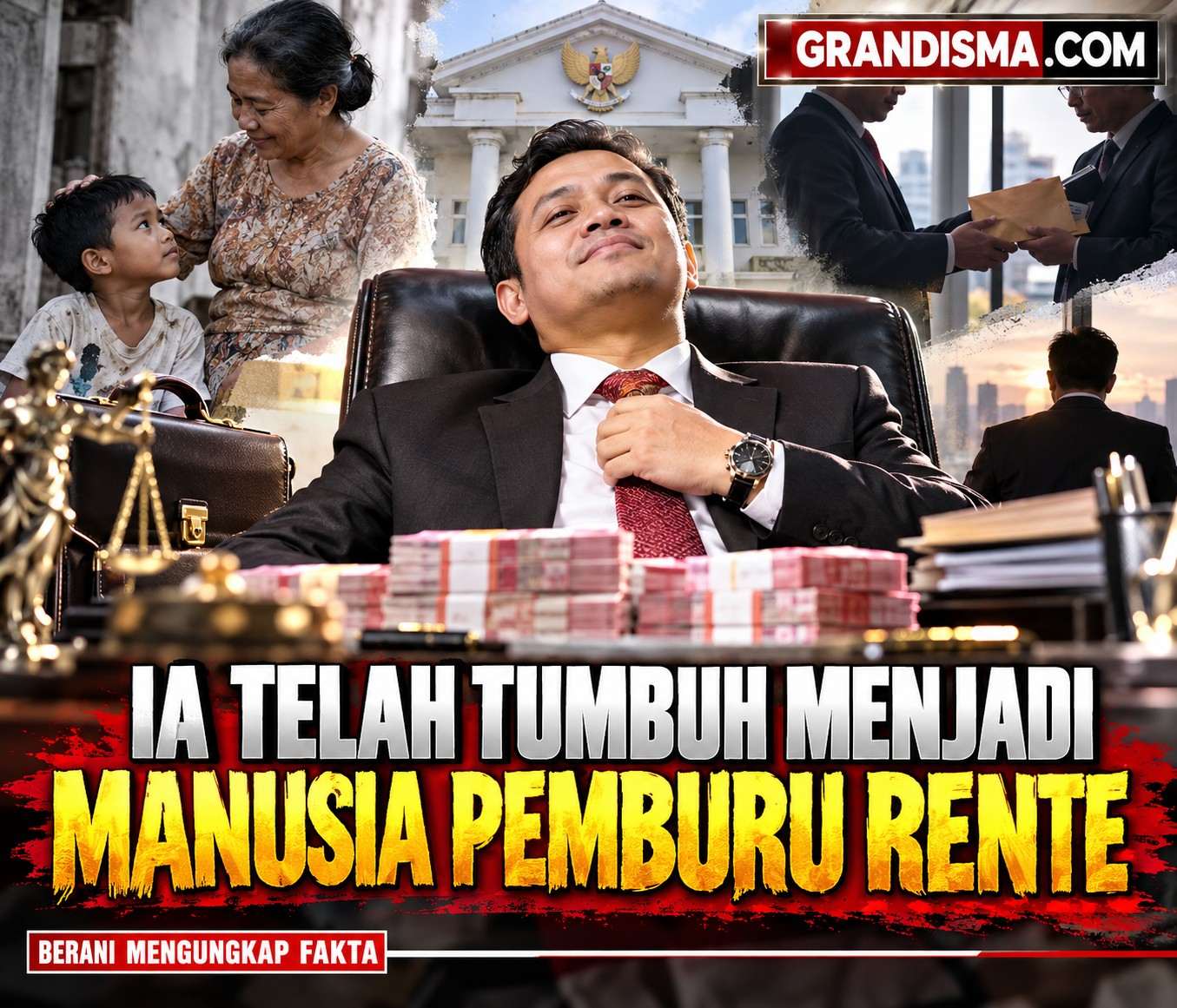 Anak Itu Telah Tumbuh Menjadi Manusia Pemburu Rente