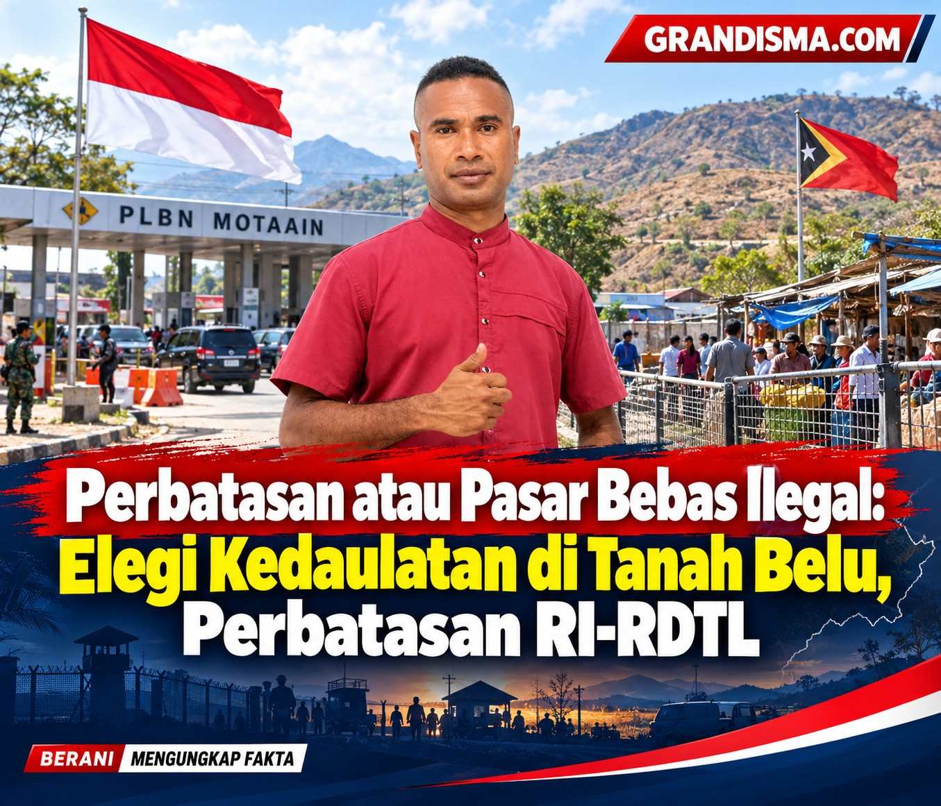 Perbatasan atau Pasar Bebas Ilegal: Elegi Kedaulatan di Tanah Belu, Perbatasan RI-RDTL