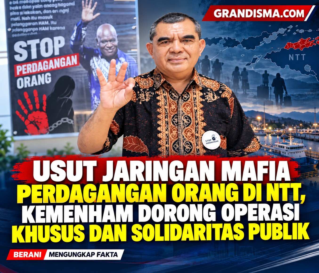 Usut Jaringan Mafia Perdagangan Orang di NTT, KemenHAM Dorong Operasi Khusus dan Solidaritas Publik