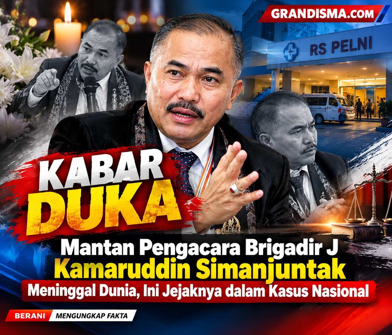 Mantan Pengacara Brigadir J Kamaruddin Simanjuntak Meninggal Dunia, Ini Jejaknya dalam Kasus Nasional