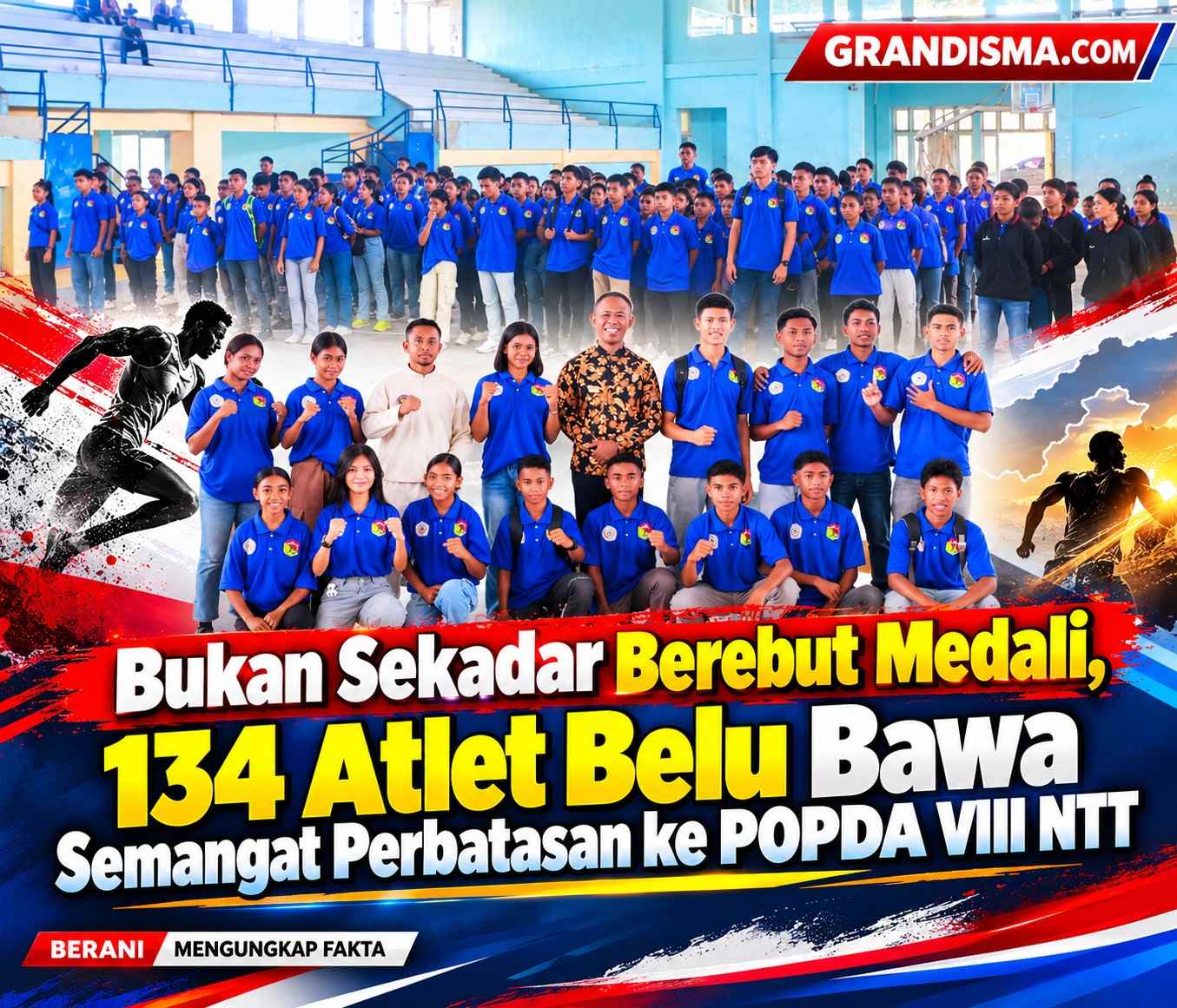 Bukan Sekadar Berebut Medali, 134 Atlet Belu Bawa Semangat Perbatasan ke POPDA VIII NTT