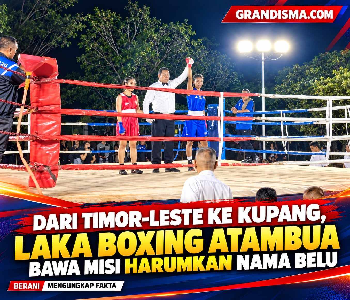 Dari Timor-Leste ke Kupang, Laka Boxing Atambua Bawa Misi Harumkan Nama Belu