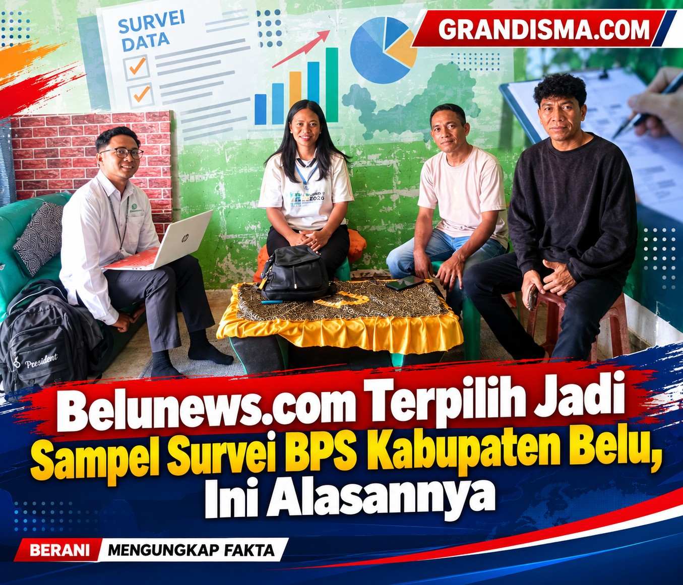 Belunews.com Terpilih Jadi Sampel Survei BPS Kabupaten Belu, Ini Alasannya