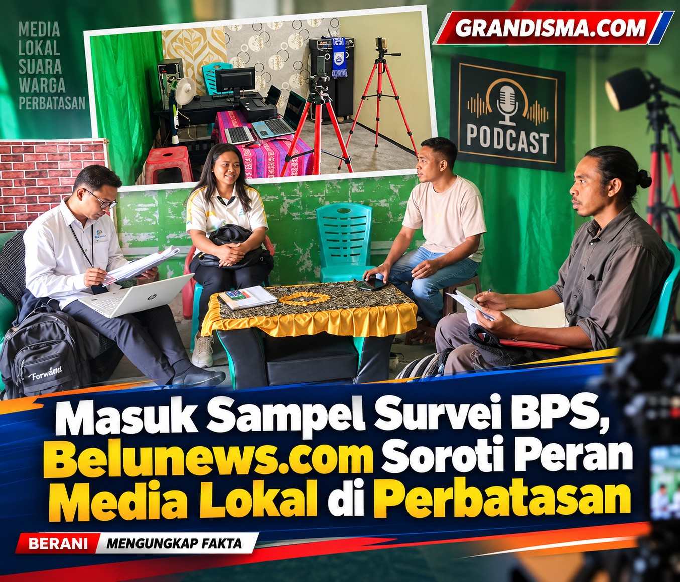Masuk Sampel Survei BPS, Belunews.com Soroti Peran Media Lokal di Perbatasan