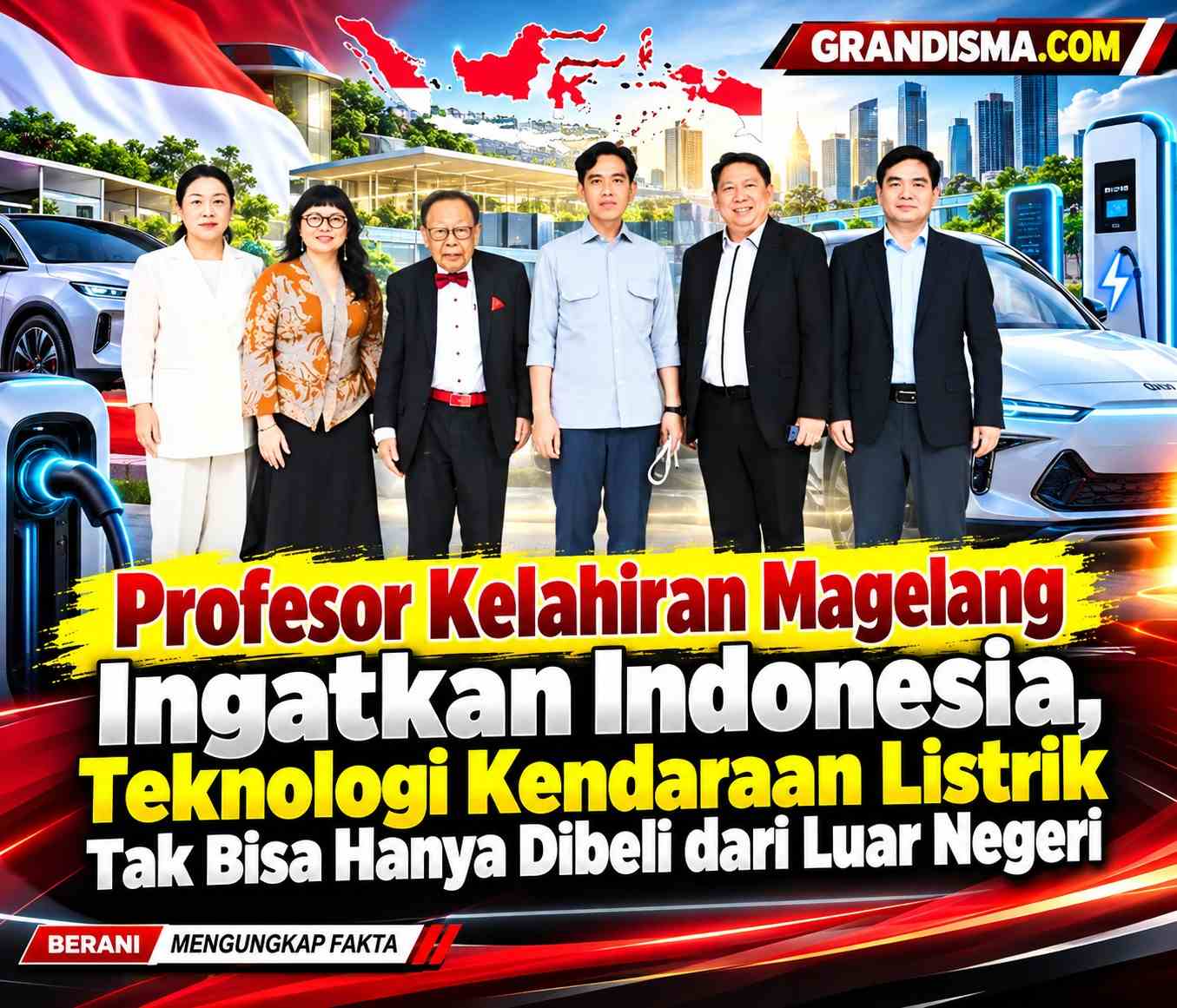 Profesor Kelahiran Magelang Ingatkan Indonesia, Teknologi Kendaraan Listrik Tak Bisa Hanya Dibeli dari Luar Negeri