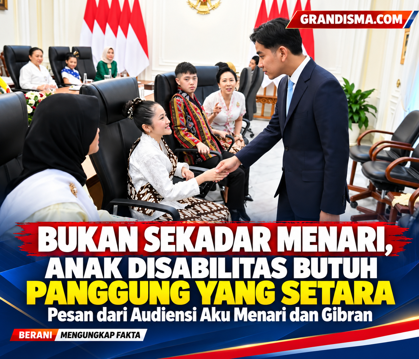 Bukan Sekadar Menari, Anak Disabilitas Butuh Panggung yang Setara: Pesan dari Audiensi Aku Menari dan Gibran